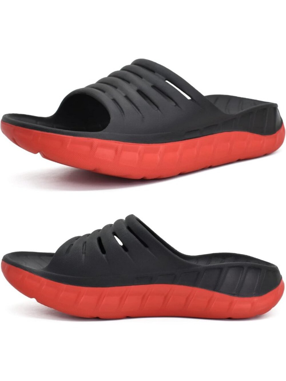 Men's Orthotic Recovery Sandals - Arch Support Slides for Plantar Fasciitis